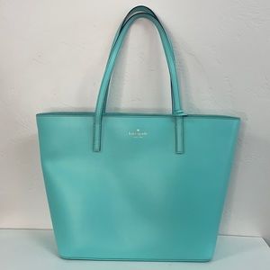 RARE Kate Spade Dana Tote in Aqua Bloom